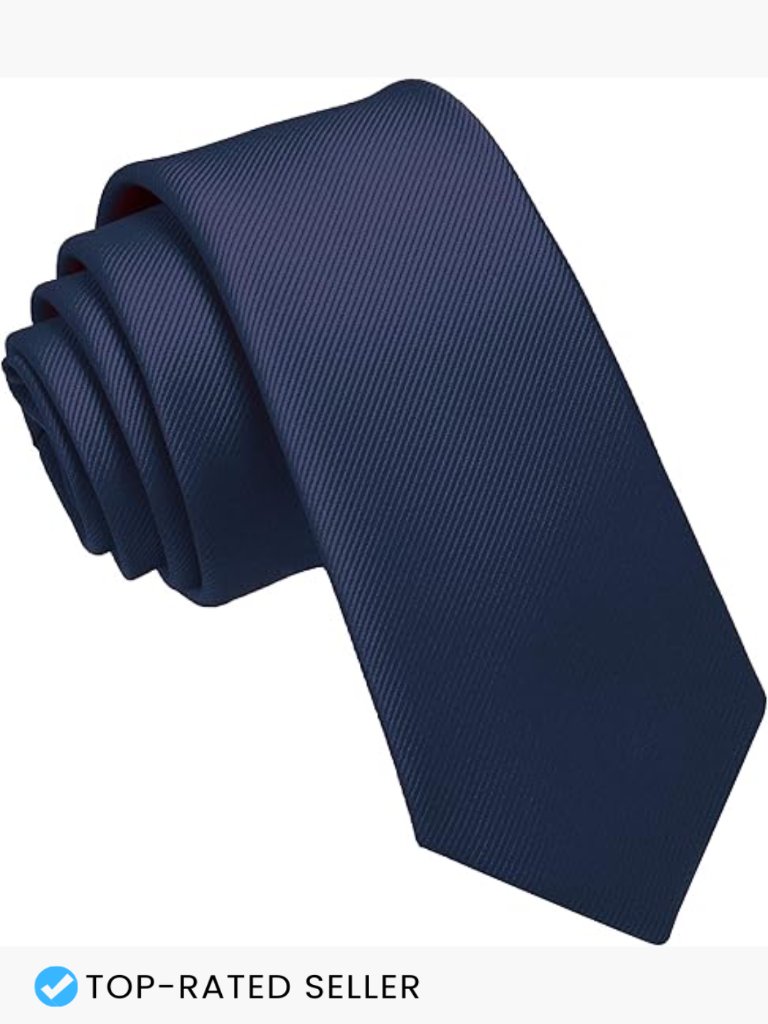 Slim Necktie Retro Classic Elegant Silk Blend Skinny Tie For Men